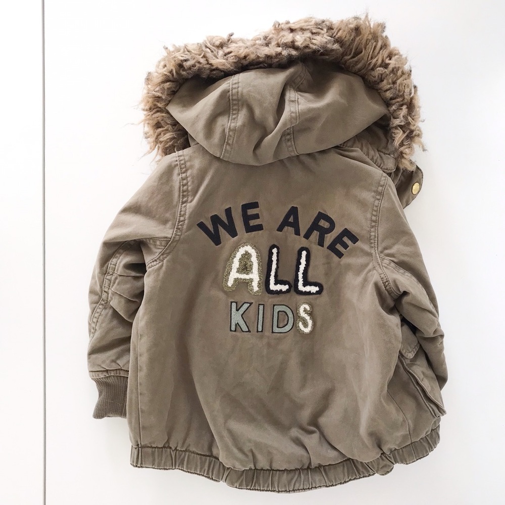 H&M Girls Winter Coat 2-3 Years